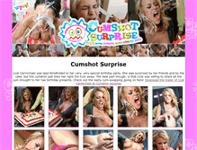 Tablet Screenshot of cumshotsurprises.net